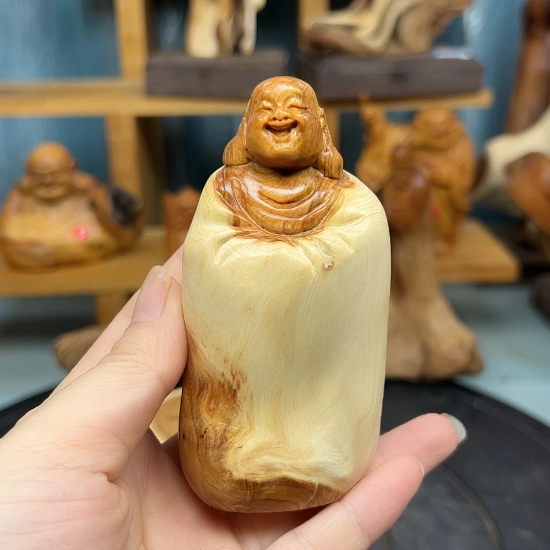 木流*汉崖柏木摆件手把件