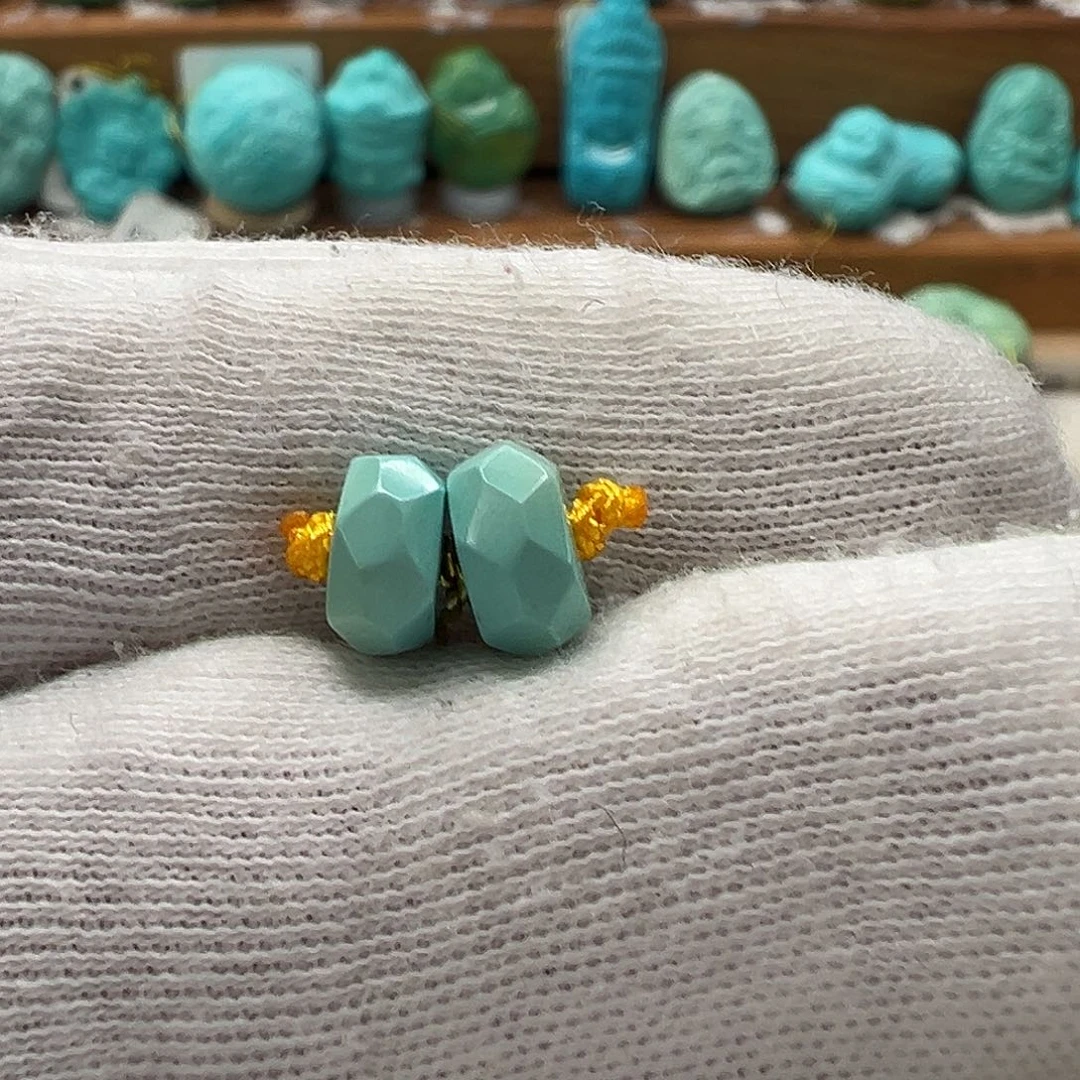 绿松石无相隔珠 未镶嵌