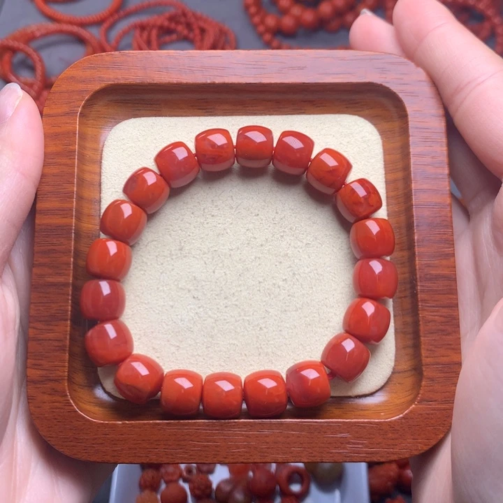 【闪购商品】未镶嵌配饰卡10m m南红玛瑙