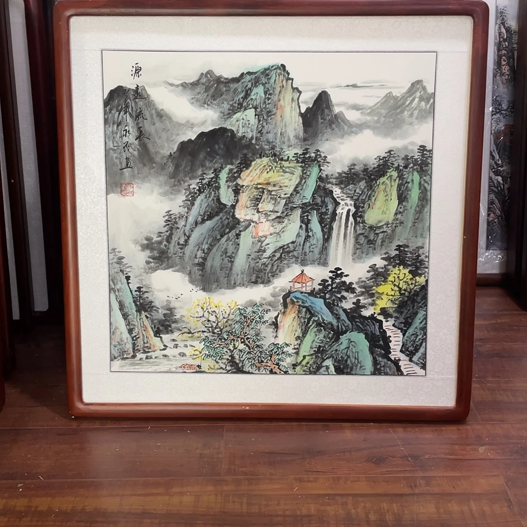国画带框尺寸63*63厘米