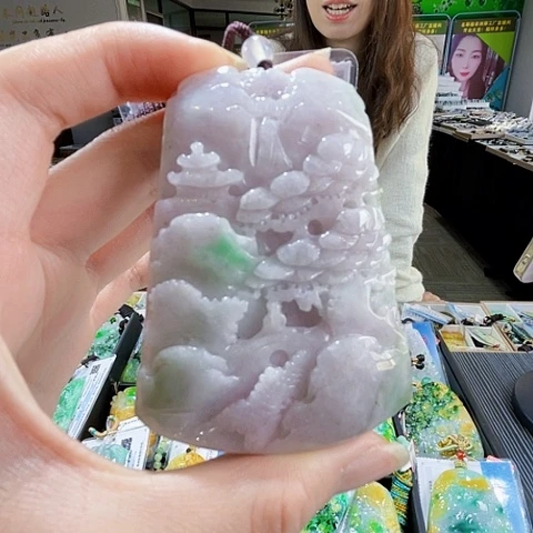 翡翠未镶嵌颈饰翡翠