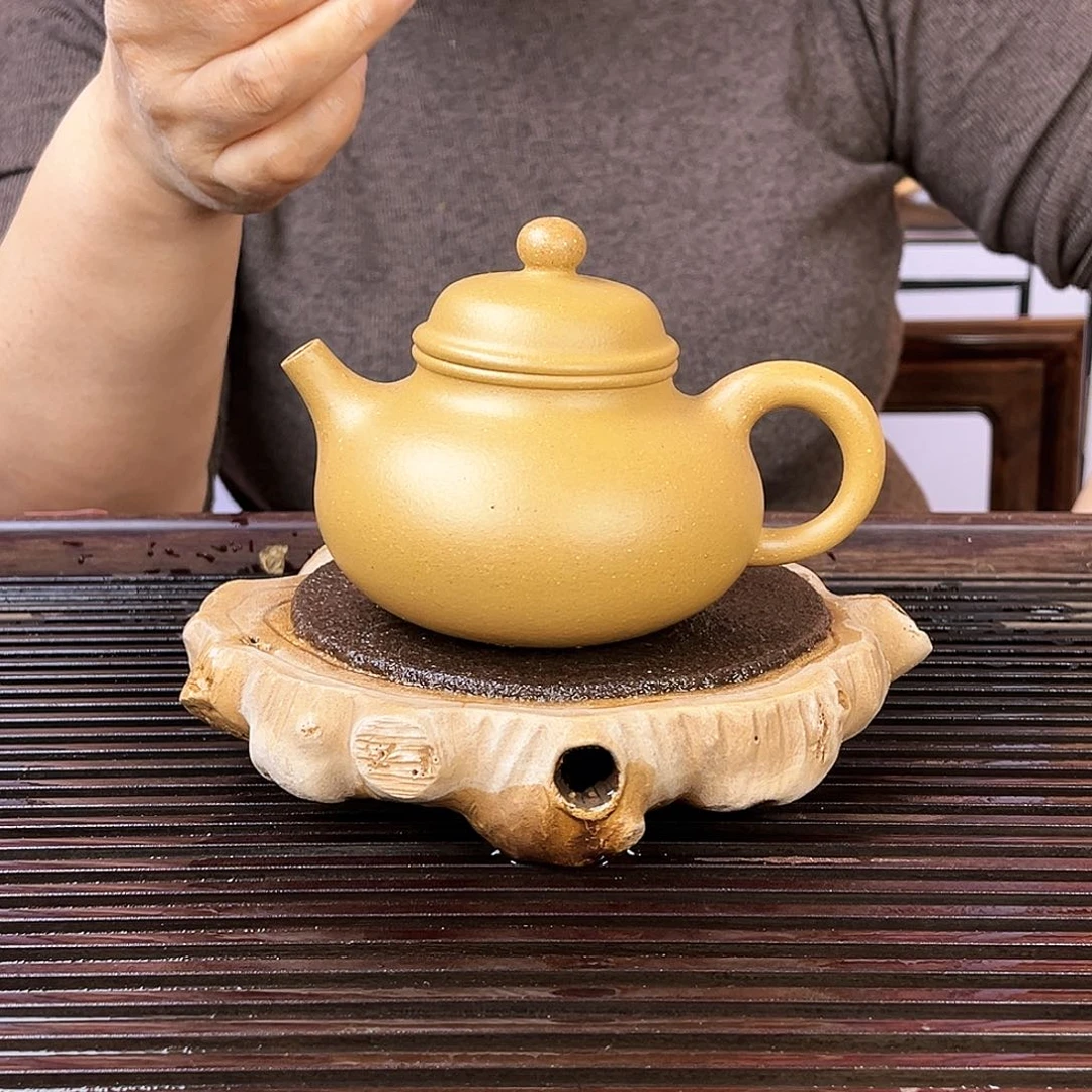 紫砂茶壶宜兴黄金段