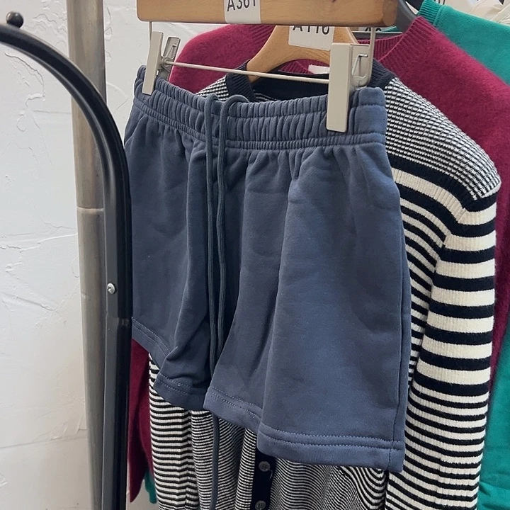 ****吉棉今天新款 蓝色短裤M