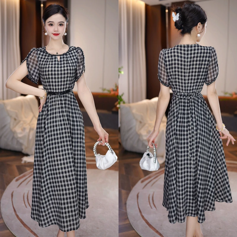 [星空格调]2025年夏季新款连衣裙气质高贵轻奢高端不挑人