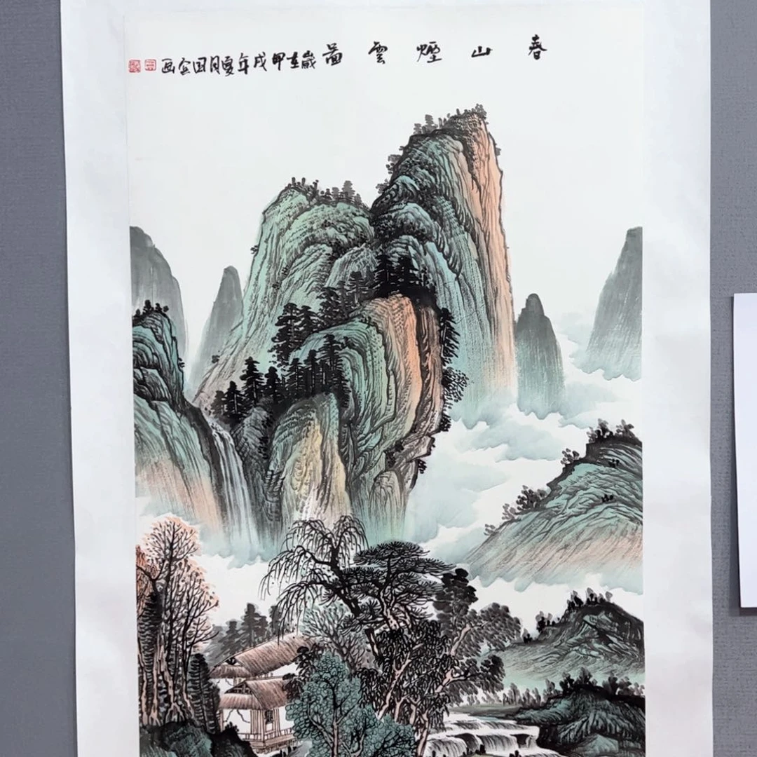 国画国画中美协会员莫国宾精品国画