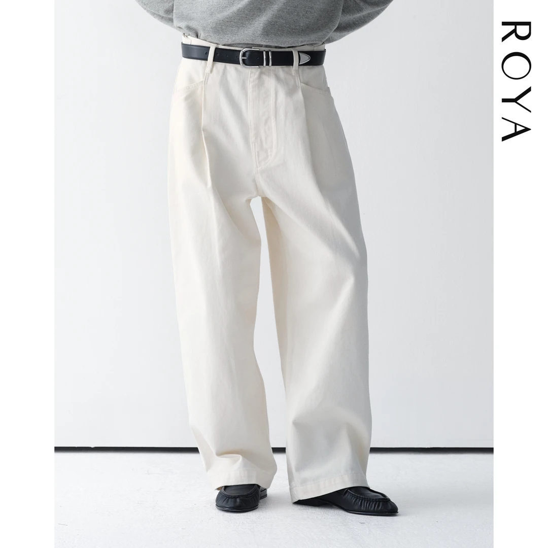 ROYA | 美产康龙复古四口袋廓形牛仔裤