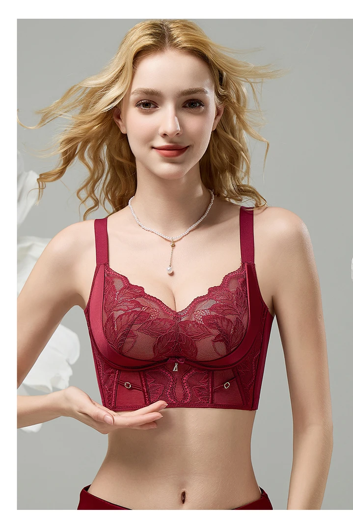 院线调整型文胸女舒适透气无钢圈无痕收副乳收下垂上托收外扩内衣