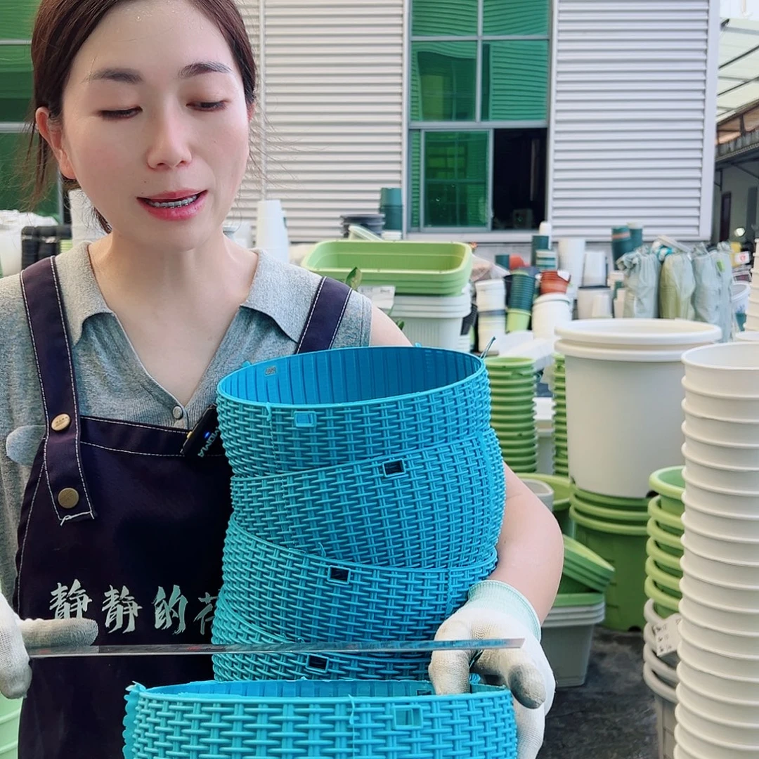 瑕疵吊兰中号蓝色5套