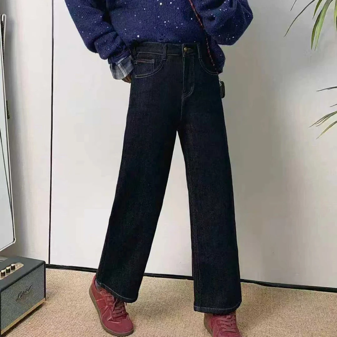 6669 (百搭自由) 冬季加厚显瘦高腰烟管裤