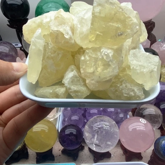 黄晶珠宝半成品未镶嵌15