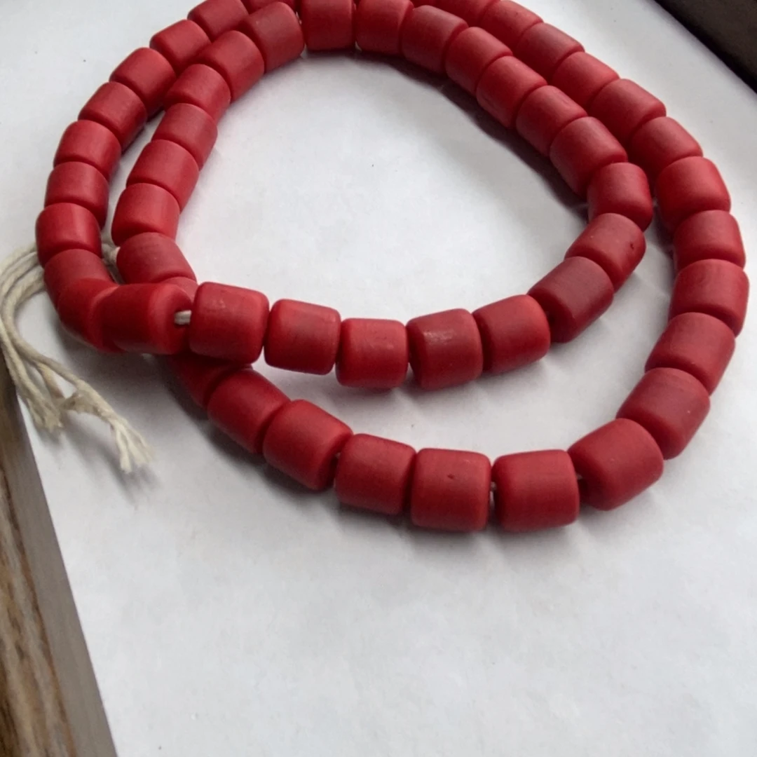 琉璃颈饰尼泊尔雪巴桶