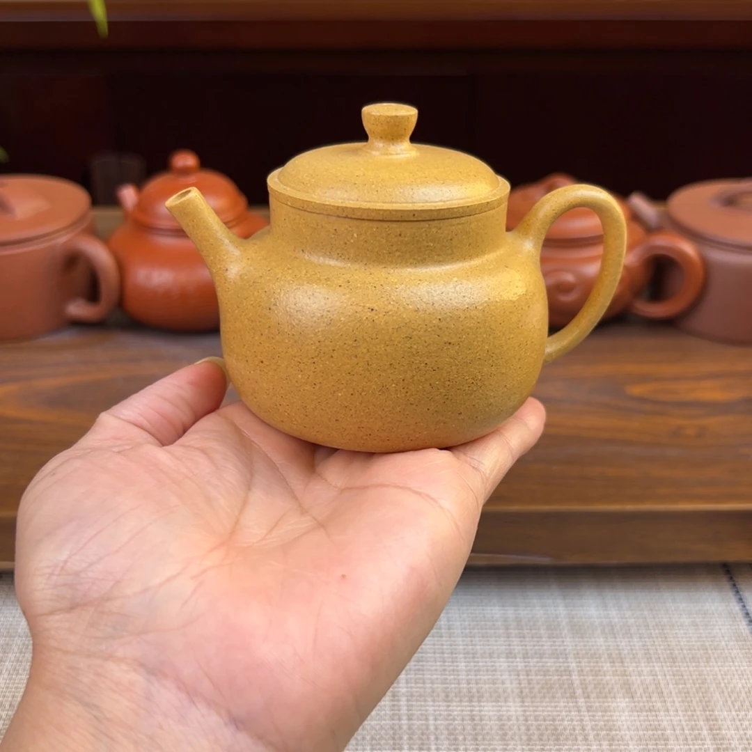 紫砂茶壶黄金段言心全手150cc