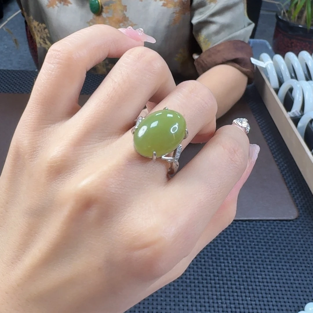 和田玉戒指合金精品