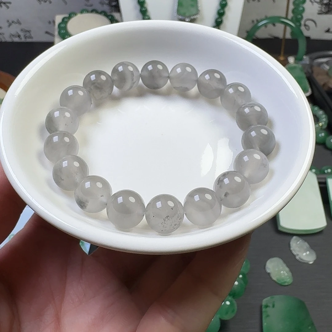 石英质玉（非洲翠）1未镶嵌橘**雪