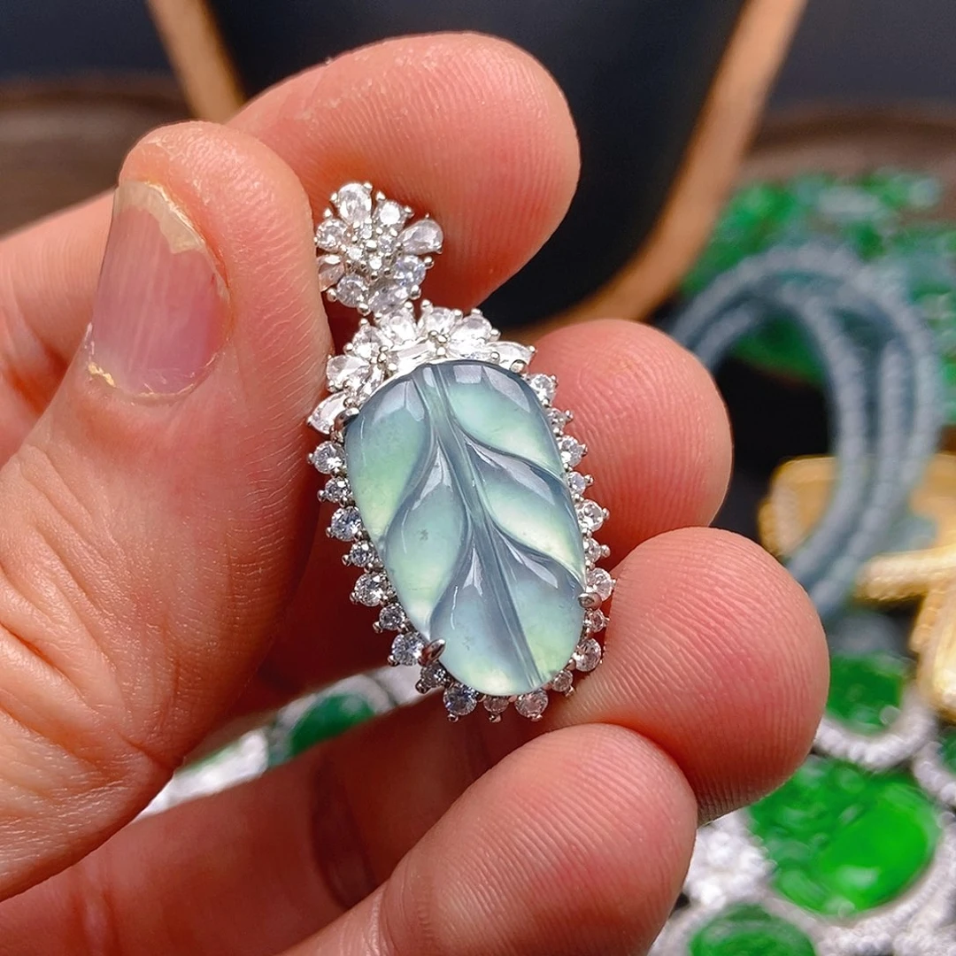 翡翠吊坠(不含链)未镶嵌447吊坠