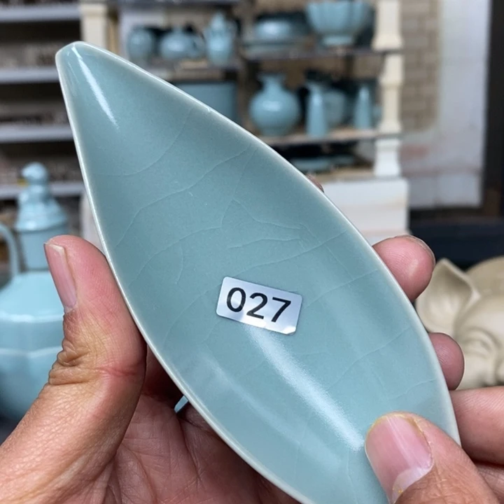 摆件T***?抱朴汝瓷仿古微瑕