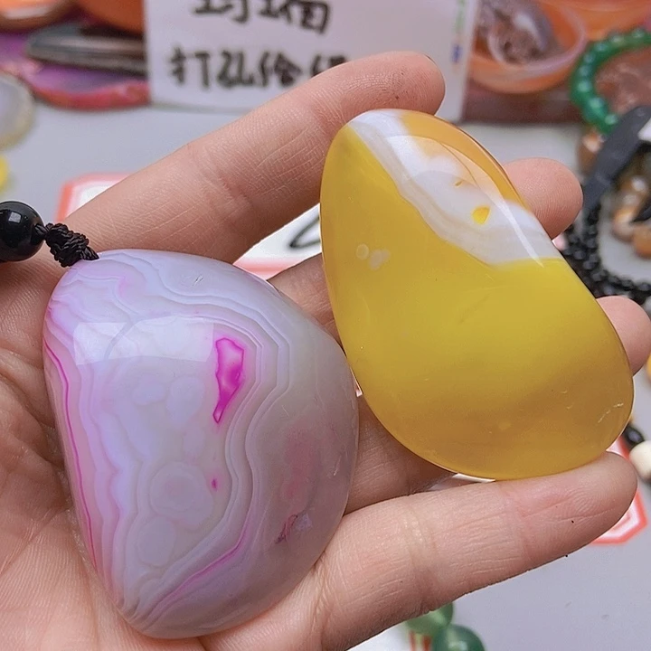 【闪购商品】玛瑙/玉髓珠宝半成品未镶嵌刘*建