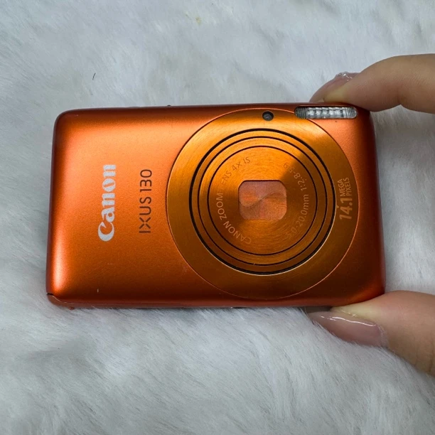 95新 Canon/佳能 ixus130is 橙色 95新➕ 中文 编号852 机皇ccd