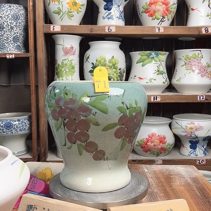 摆件71 陶瓷陶瓷藤大微瑕