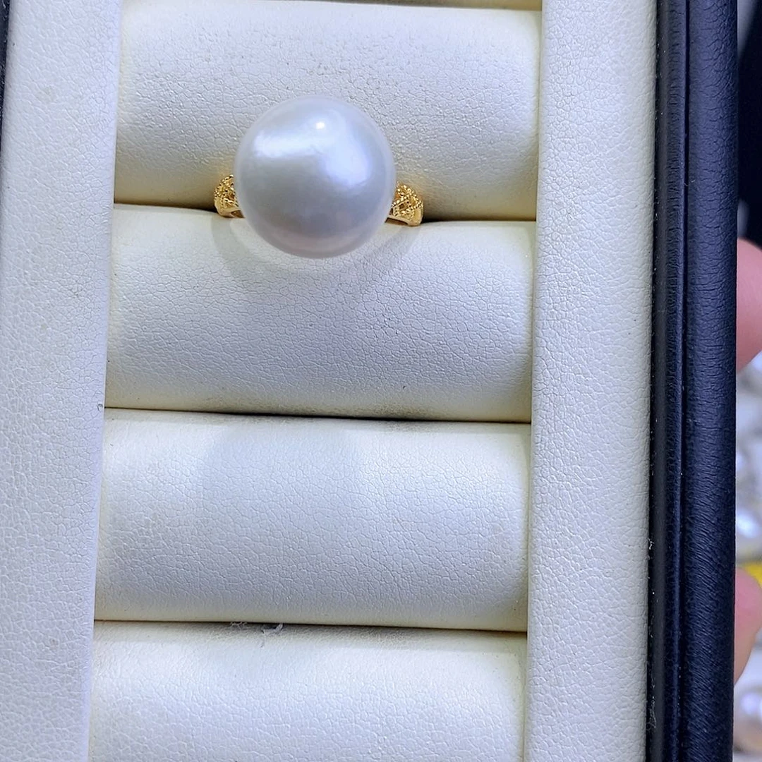 戒指合金淡水珍珠