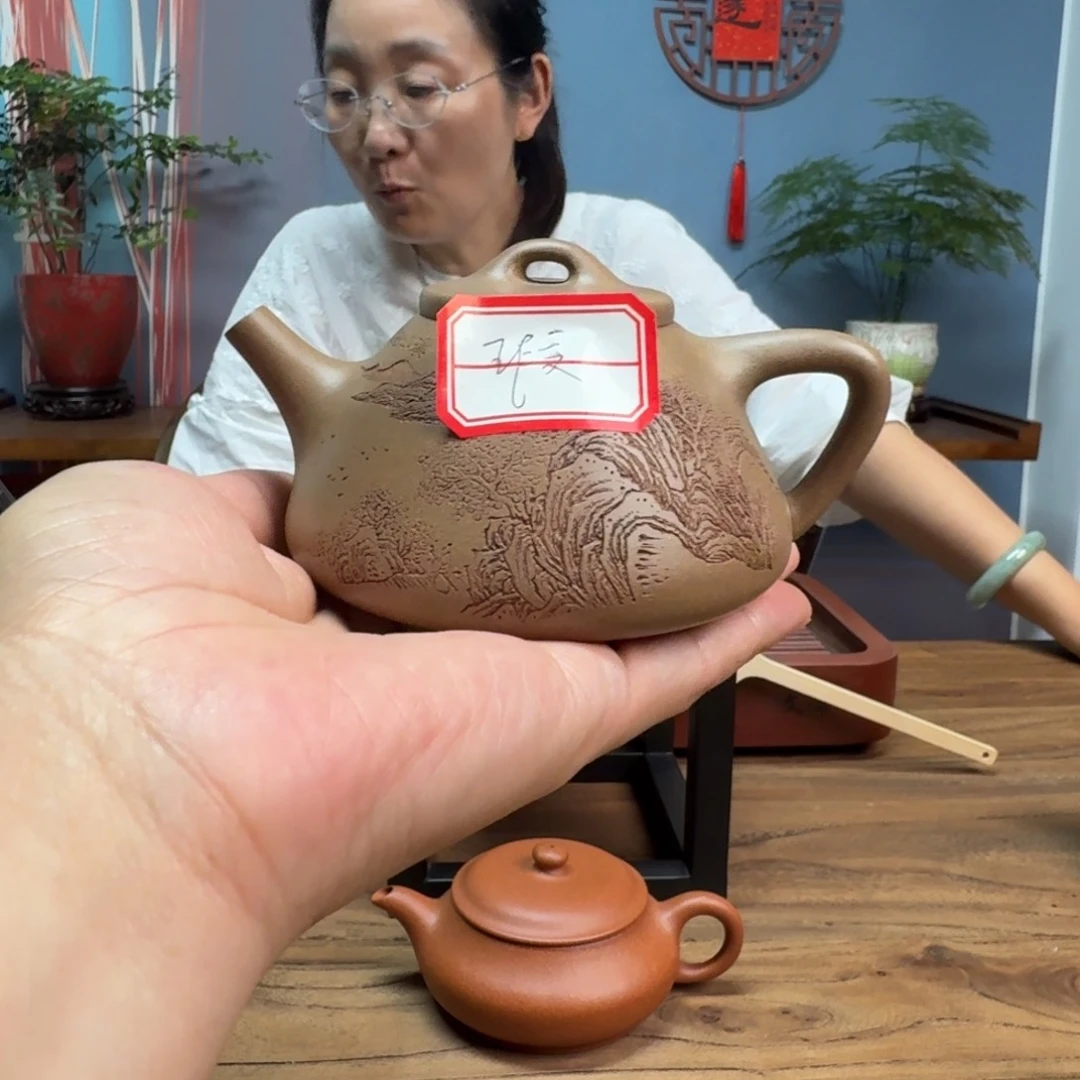平***樂茶壶段泥蟹壳青子冶