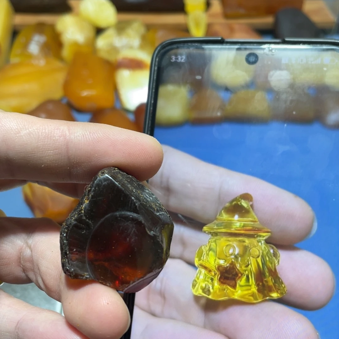 定制蜜蜡未镶嵌小幽灵