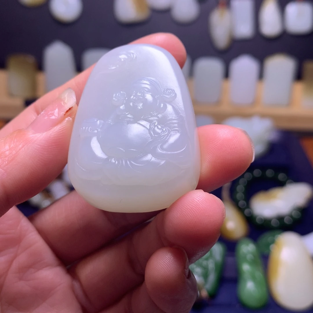 和田玉挂件未镶嵌