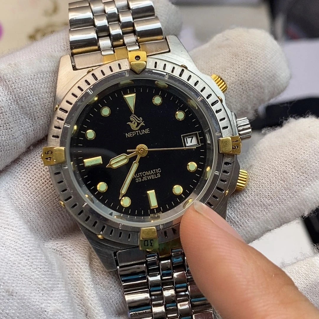 钢镀金机械机芯160米