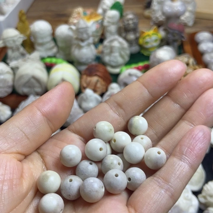 蓝***海配饰鹿角雕刻18颗出