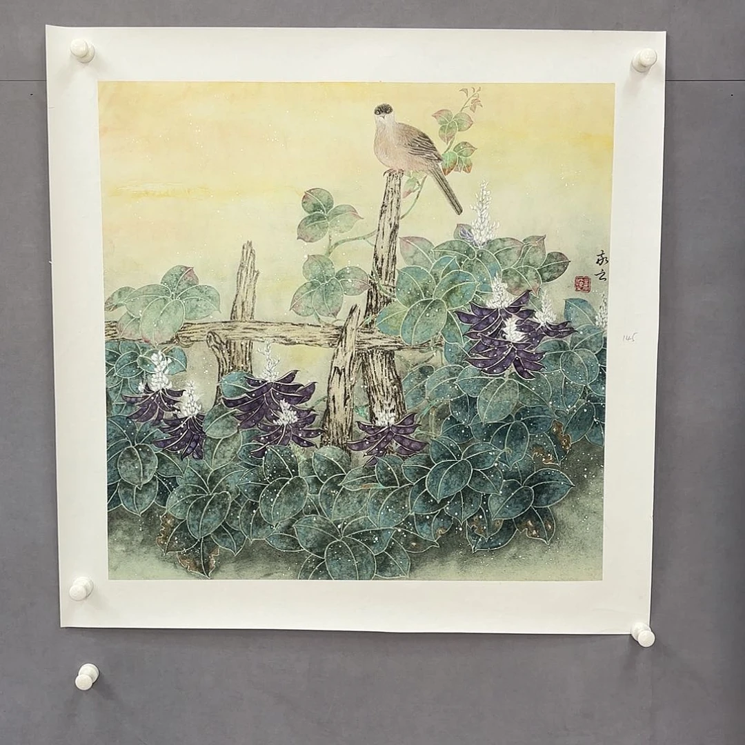 国画中国花鸟画大咖李敬之老师