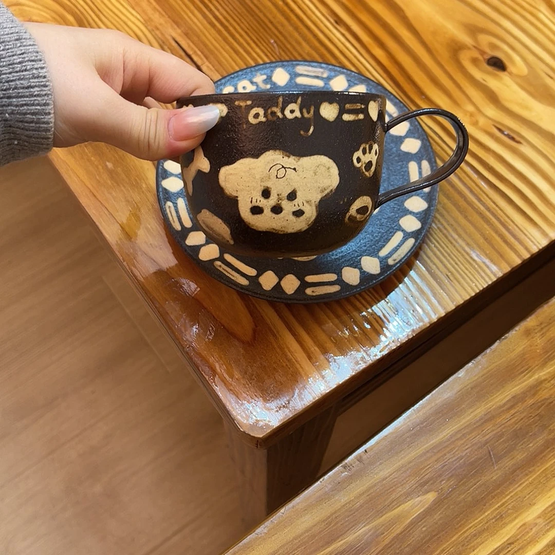 景德镇陶瓷可爱手绘杯