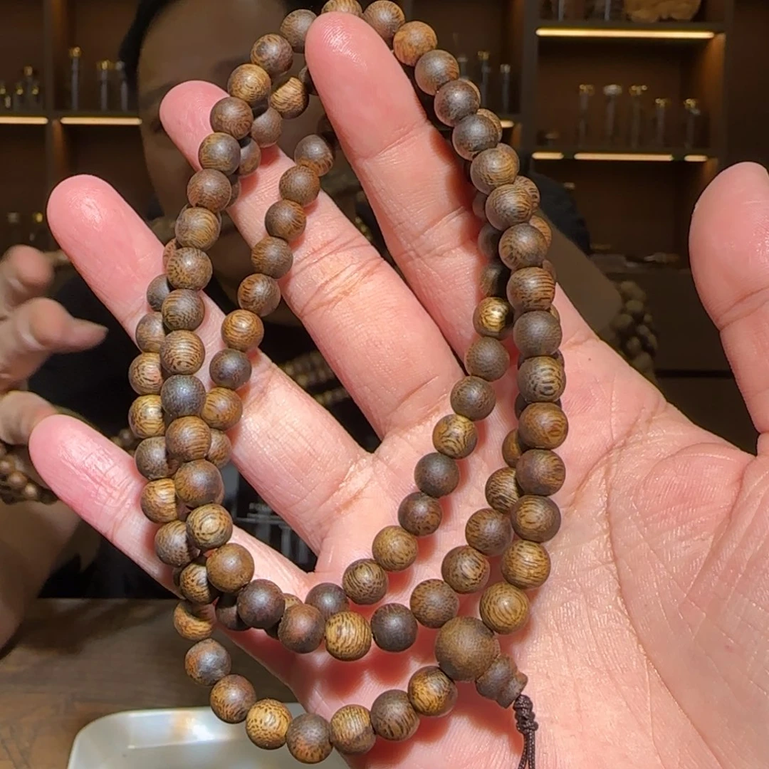 手串沉香多圈透母树圆珠0.7/19g多样性发一条