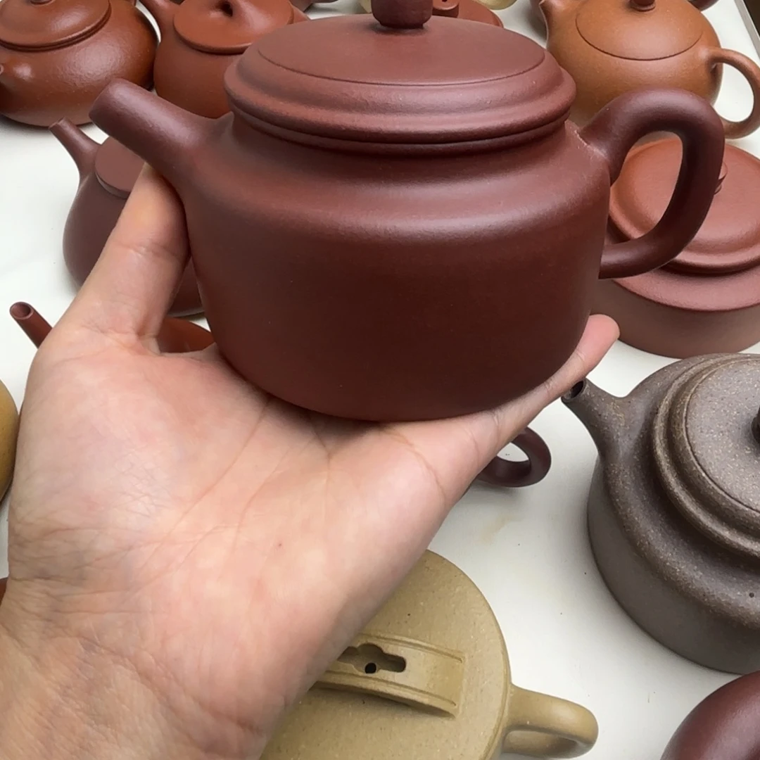 茶壶紫砂紫泥德钟280cc微瑕