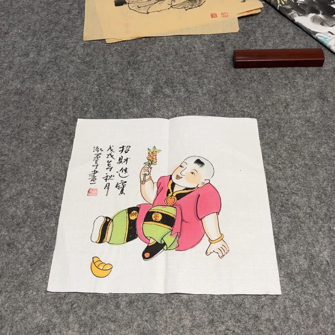 国画12.16纯手绘无边框作品