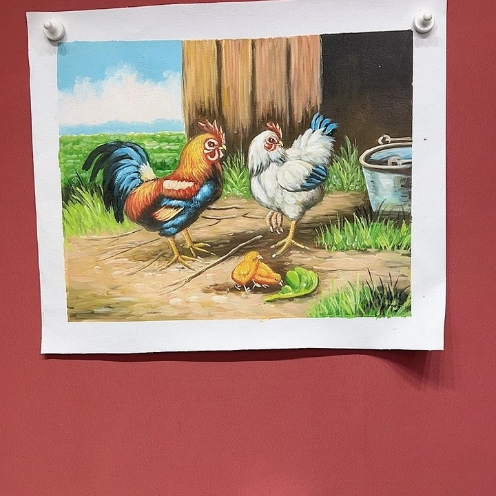 油画刘文桂老师油画作品朵