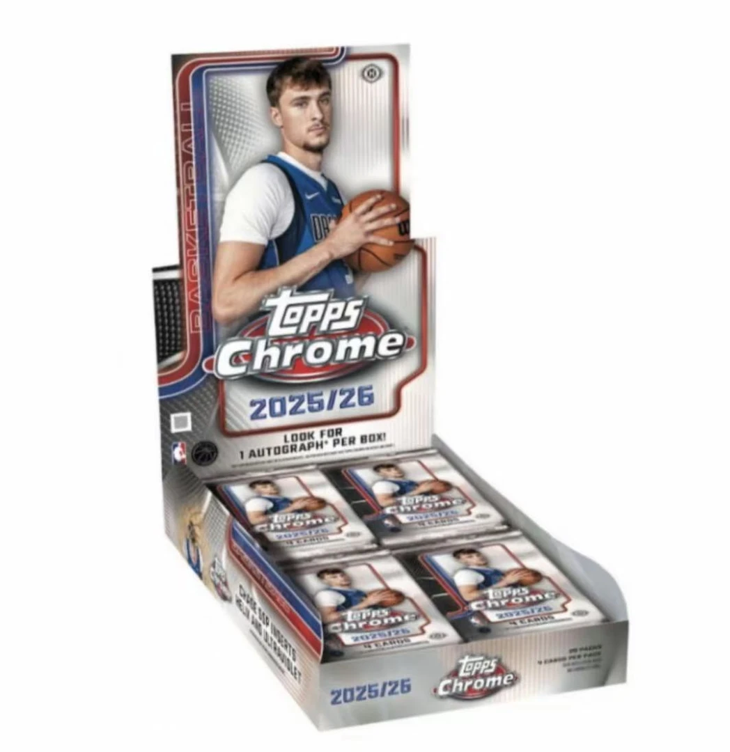 【代拆】25-26 Topps Chrome hobby 球星卡未成年人禁止下单