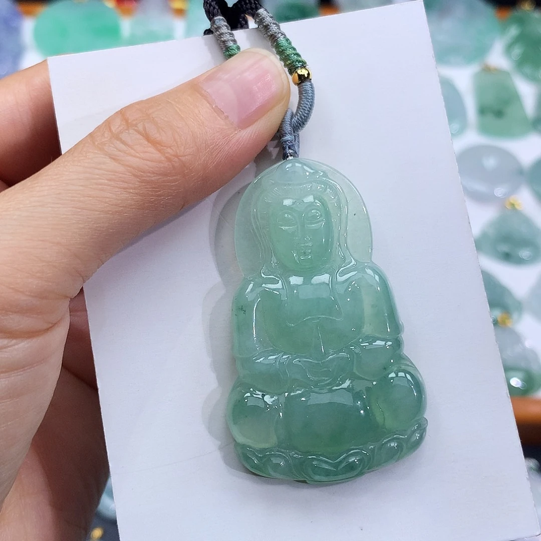 翡翠未镶嵌颈饰翡翠吊坠