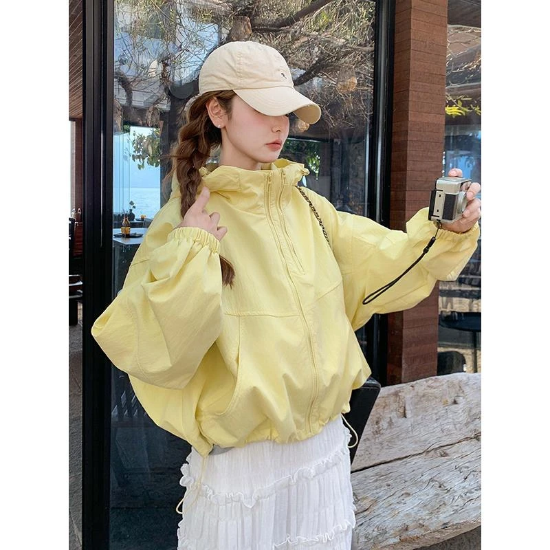 韩系慵懒风百搭宽松外套女2025春秋新款短款洋气薄款减龄休闲夹克
