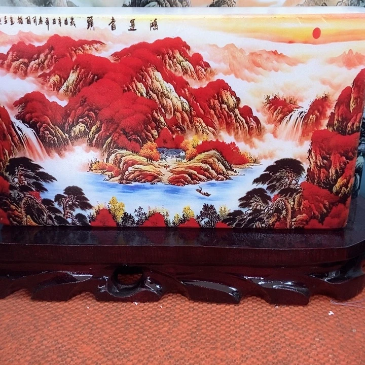 石材山水摆件真美啊