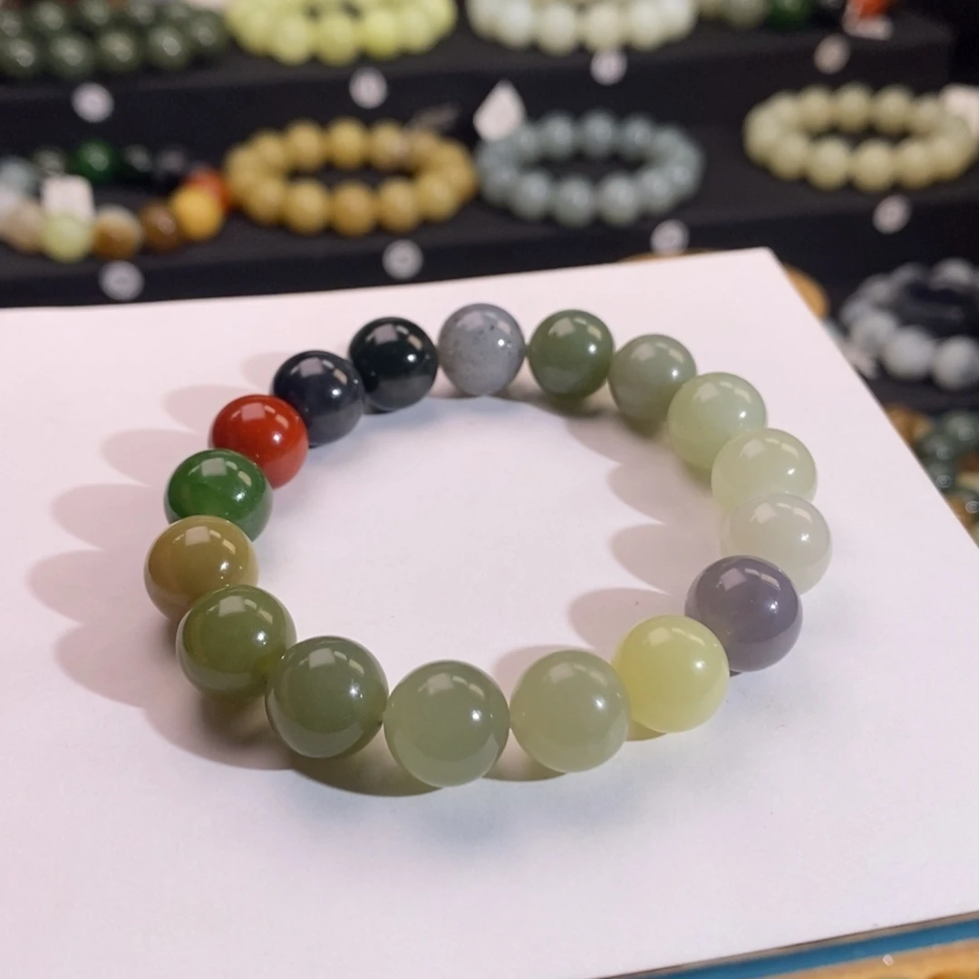 和田玉手串未镶嵌W 12