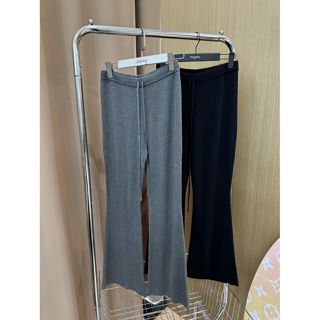 抽绳微喇垂垂裤 K1682/293号