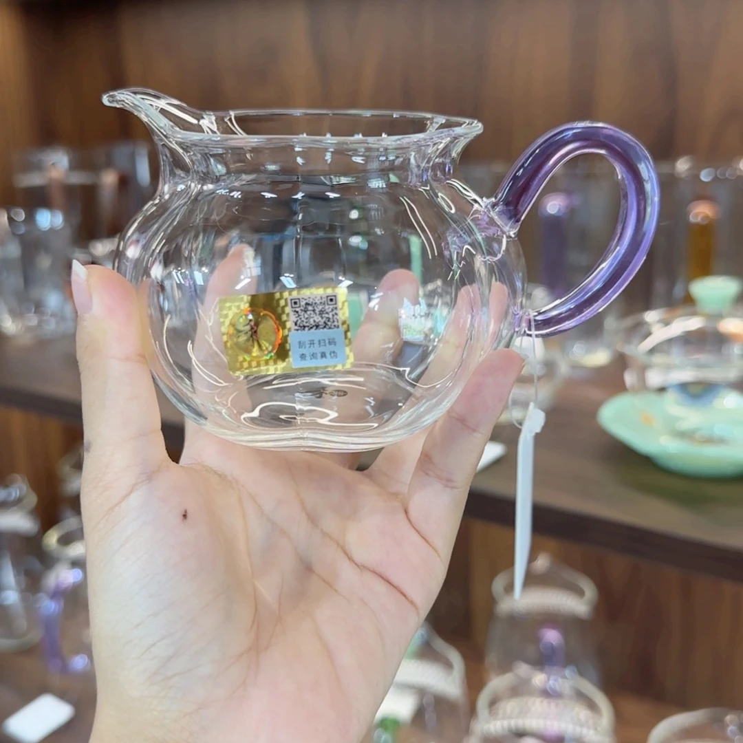 禾器纳福浅紫色公道杯
