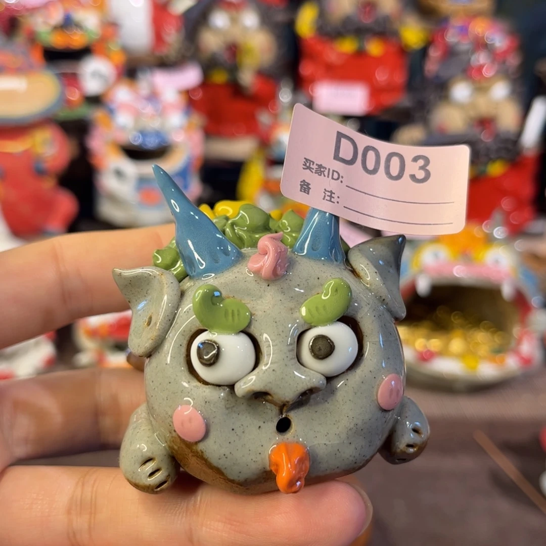 泥塑纯手工茶宠摆件