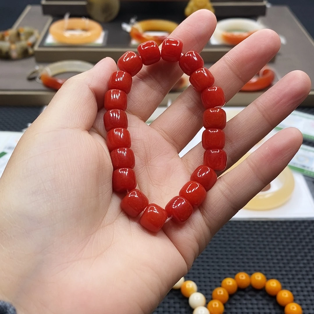 石英质玉（黄龙玉）未镶嵌手镯