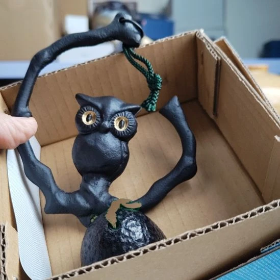 不锈钢猫头鹰风铃。。。。。。。。