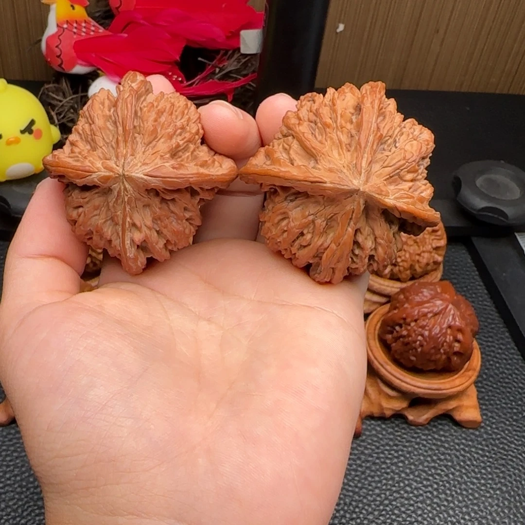 把件文玩核桃满天星四棱 48尺寸