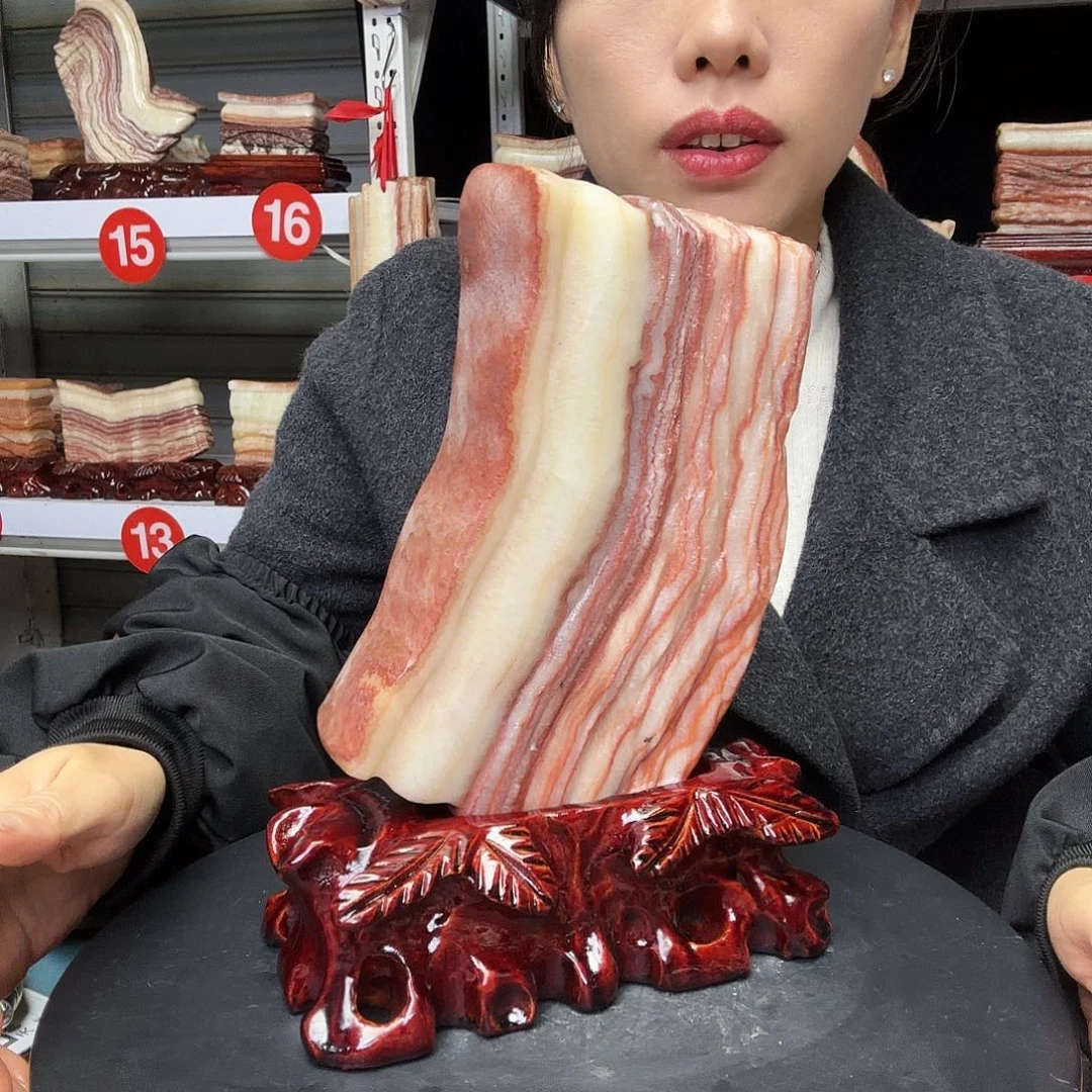 石材广西天然猪肉石头