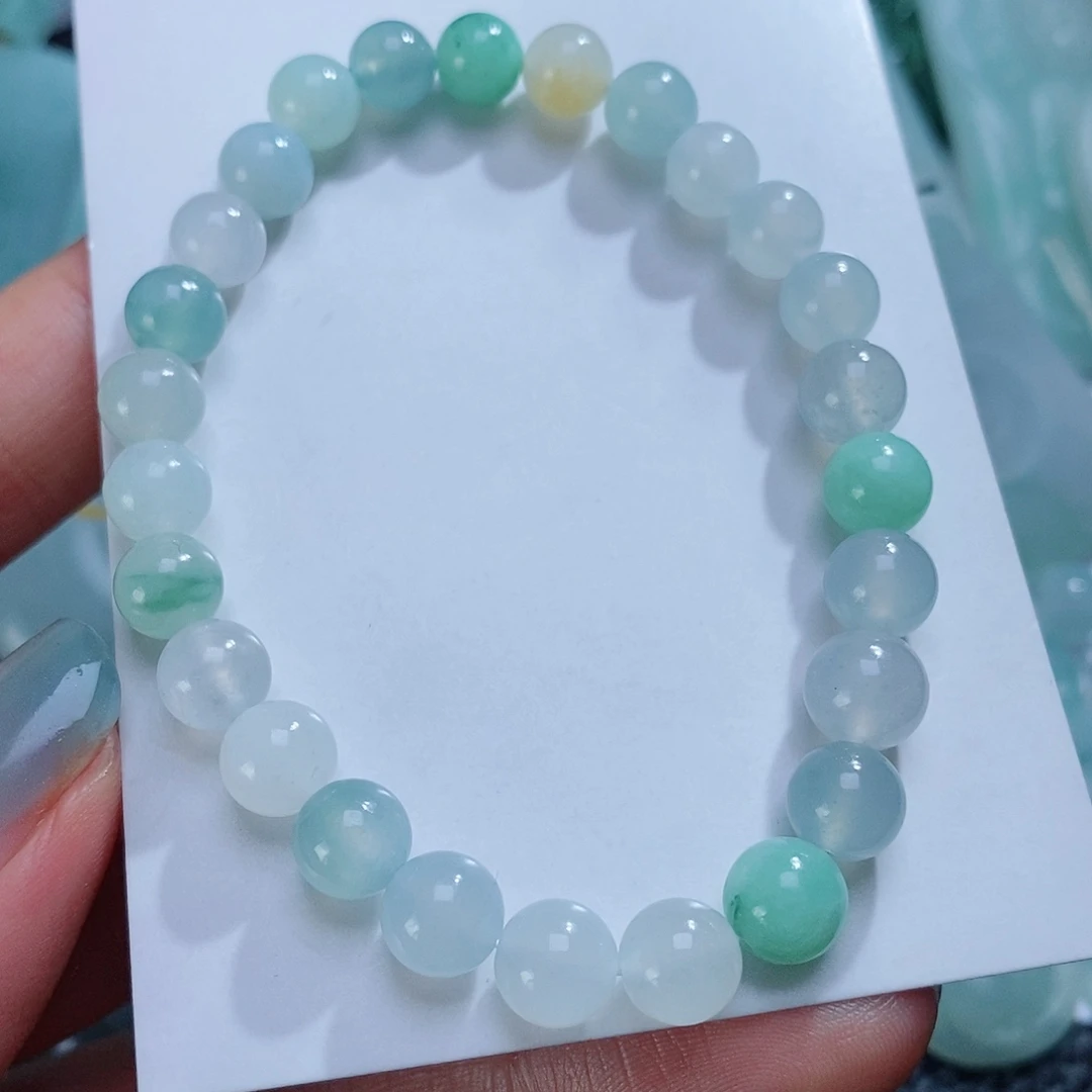 定制翡翠未镶嵌毛货付款后确认抛光