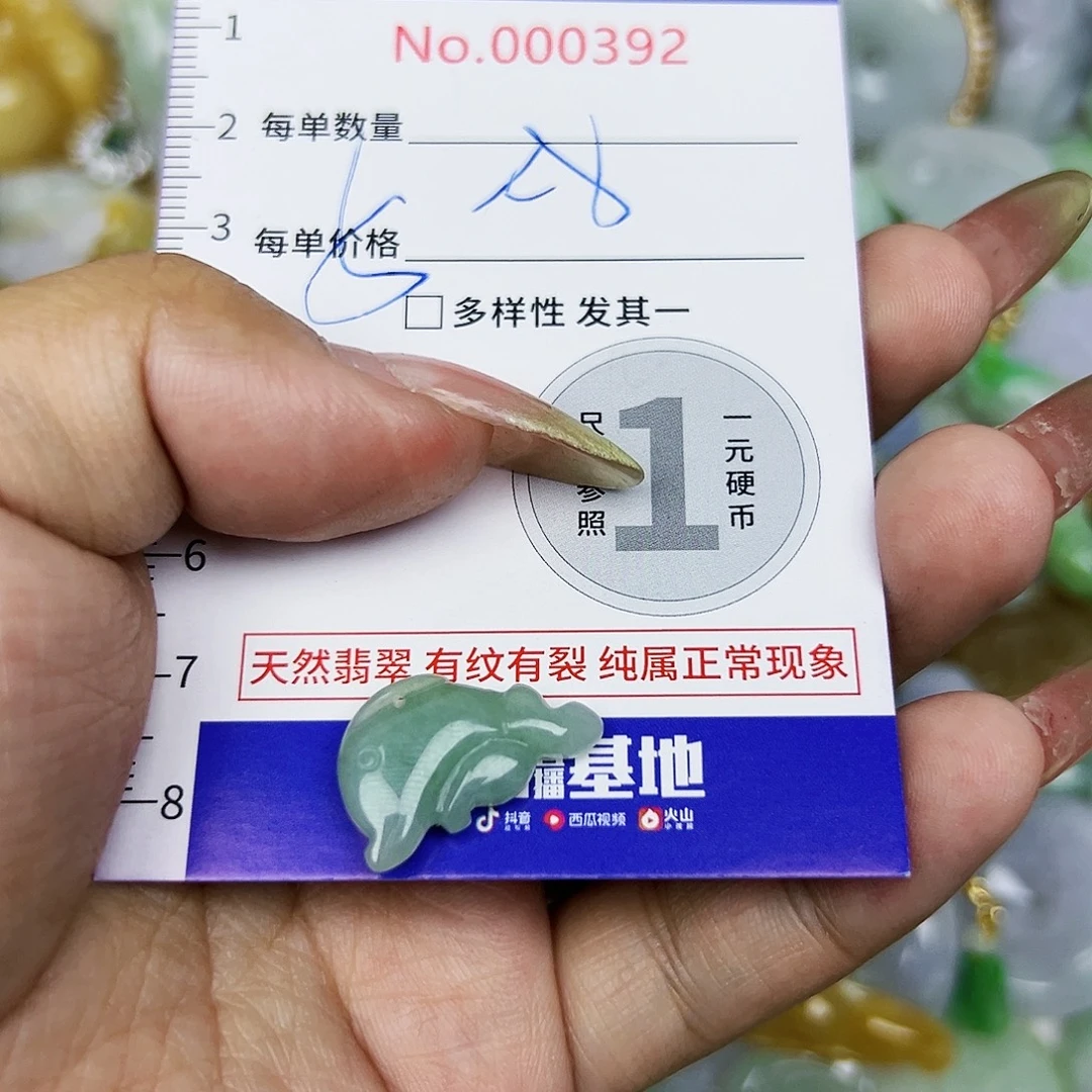 翡翠未镶嵌吊坠(不含链)Qqq