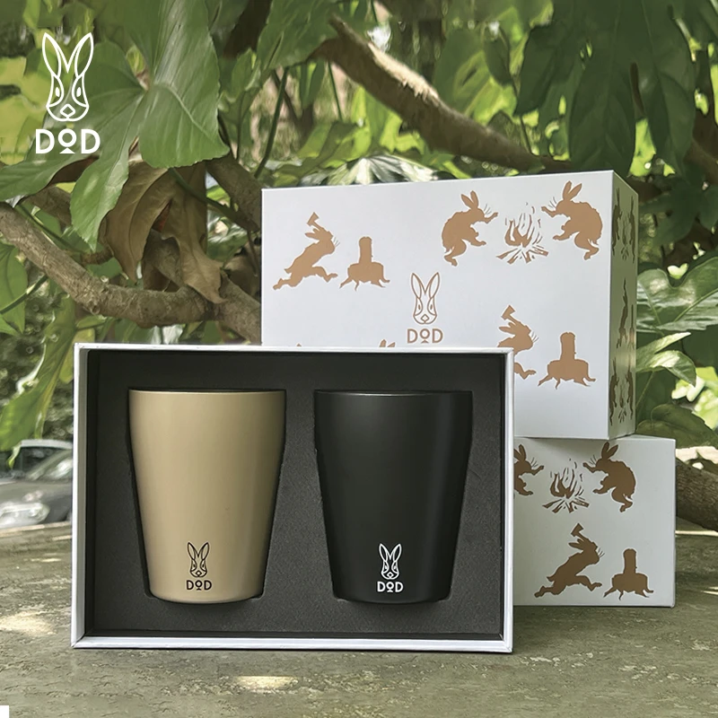 DOD三周年限定礼盒真空绝缘杯不锈钢露营水杯便携耐高温MG1-859